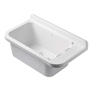 Negrari 2060 Lavatoio-Pilozzo da Parete, Resina PP, 60 x 34 cm, Bianco