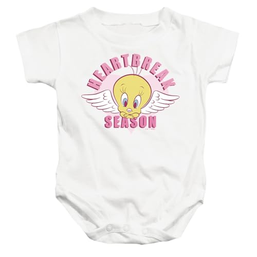 Image of Popfunk Kids Looney Tunes Tweety Heartbreak Valentine Unisex Infant Snap Suit for Baby
