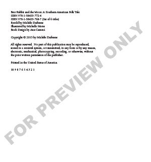 Paperback Brer Rabbit and the Moon: A Southern American Folk Tale Book