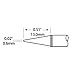 Metcal SCP-CNL06 SCP Ser .023inx.59in Ceramic Long Conical Cartridge