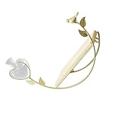 LIFKOME Étagère Murale Nordique en Fer Forgé Doré, Présentoir Suspendu Simple pour Rangement Multifonction, Étagère Flottante Décorative Hydroponique, pour Salon, la Cuisine et Salle