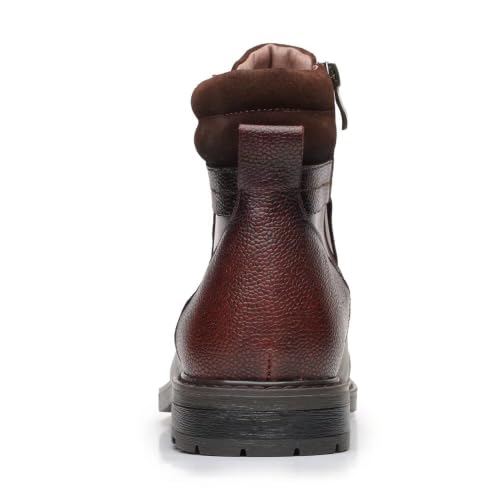 Image of Arkbird Mens Chelsea Boots, Stylish and Comfort Leather Chukka Ankle Boots with Zipper