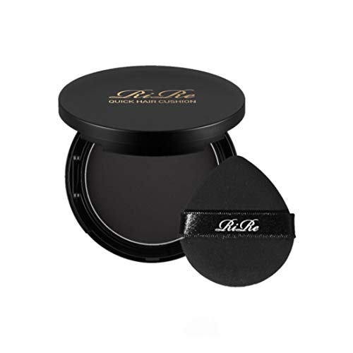 RiRe Quick Hair Instant Touch-up Cushion 14g / 0.49 oz. Cover Grey Hair, Portable Size (Natural Black)
