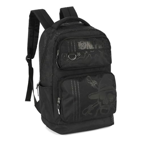 Mochila Juvenil One Piece Média de Costas Envernizada