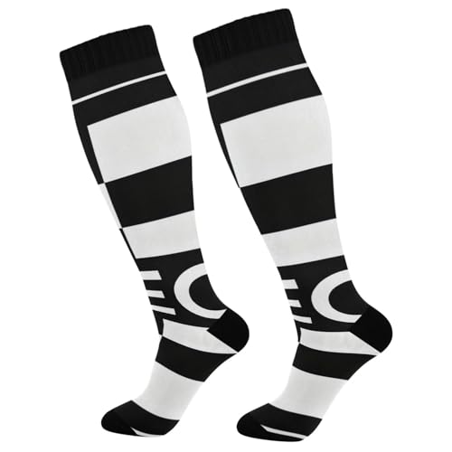 sanluoli White Black Check Plaid sports circulation socks for cycling for men mujer 2 pair