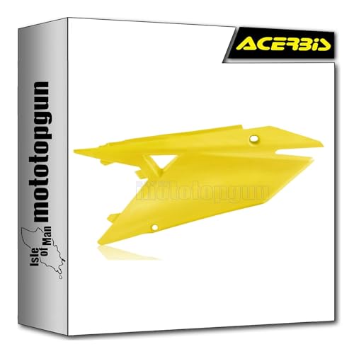 Plaques latérales RM-Z 250 jaune Acerbis pour affronter la piste