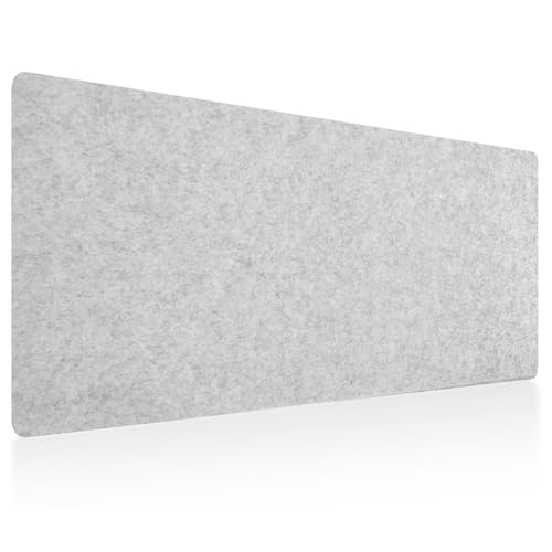 Non-Slip Felt Desk Mat, 40''x16''(100X40cm) Extra Large Felt Mouse Pad, Keyboard Pad , Suitable for PC,Keyboard, Laptops, Office