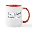 White/Red Inside - Oxford Comma Mug