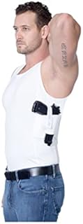 AC UNDERCOVER Concealed Carry Clothing Shirt Tank Top Concealment Gun Holster CCW Tactical (White, Large)
