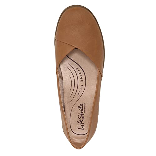 Lifestride I5537S2200 Womens Notorious Ballet Flat Tan 9 M thumb #7