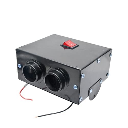 Tragbare Autoheizung, TOTMOX 24V 500W Heizung für Windschutzscheibe, Auto Heizlüfter Lufterhitzer, Frontscheibenheizung Windschutzscheiben Defroster, Warmer Lüfter Standheizung mit 2 Anschlüssen