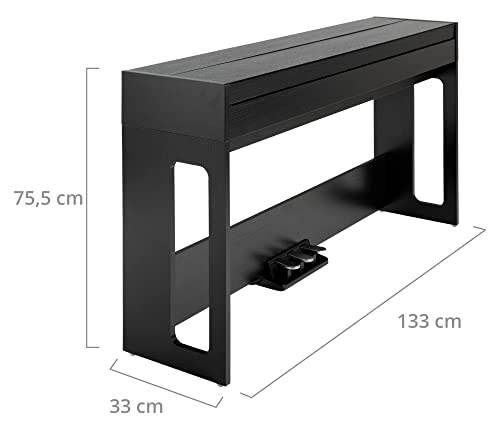 Classic Cantabile DP-S1 SM Piano numérique noir mat Set avec banquette et casque - Les Beatles, Paul McCartney, John Lennon, RIngo Starr, George Harrison Classic Cantabile DP-S1 SM Piano numérique noir mat Set avec banquette et casque – Image 6