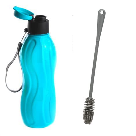 Garrafa squeeze infinity academia escola caminhada esporte 600ML BPA FREE + escova de limpeza de gar