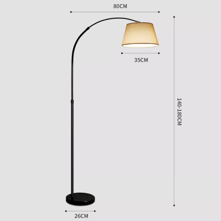 Lampa podłogowa Vislamp Vloerlamp Woonkamer Bank Slaapkamer Omgevingslicht 3 kleuren dimbare boogvloerlamp Staande lamp
