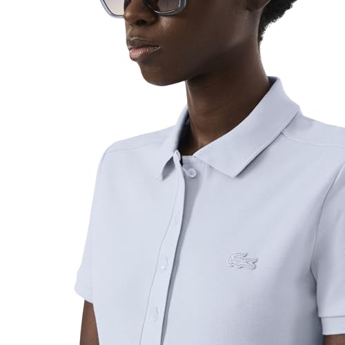 Image of Lacoste Women's Slim Fit Stretch Petit Pique Polo Dress