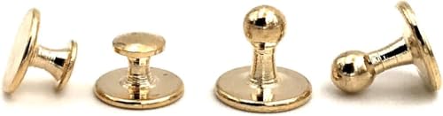 Clergy Collar Polished Studs Set (Gold)