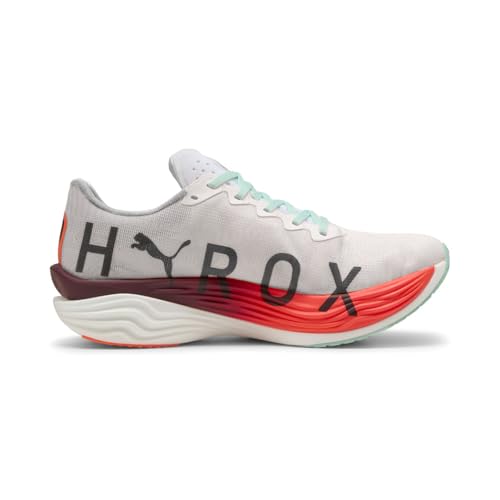 PUMA Womens Deviate Nitro Elite 3 Hyrox Ah25 Running Sneakers Shoes - Green, Red, White - Size 8 M3