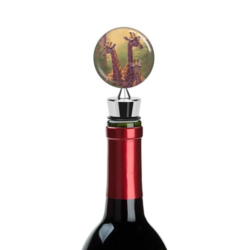 Bouchon de bouteille de vin original en forme de girafe pour cadeau - 7