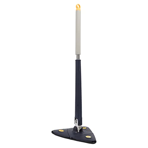 Fregona extensible para limpiar esquinas difíciles y bañeras con cabezal triangular de 360 2
