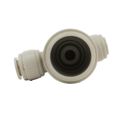Image of NeoFit - Acetal Gray Push-in Filter Strainer (Gray, 3 /8 inch x 3 /8 inch Push-to-Connect), 100 Mesh (150 Micron) Stainless Steel Screen for Water, Air, and Fluid Filtration Systems
