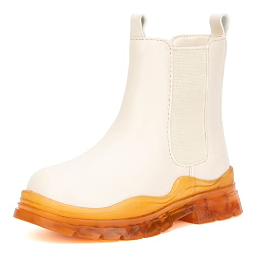 Olivia Miller Girls Anne Ankle, Round Toe Boots, Thermoplastic Rubber Outsole