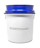 Bucket Cooler - 7mm Neoprene Sleeve for 5 Gallon Bucket (White)