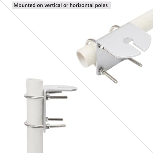 Support d'antenne universel aluminium robuste SO-239 mât extérieur CB camion - 4