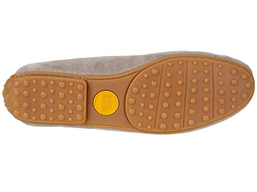Image of Samuel Hubbard Free Spirit for Her - Loafers for Women - Suede Interior - Rubber Outsole - Penny Keeper Strap Lunar Gray Suede /Gum Sole 8 B - Medium