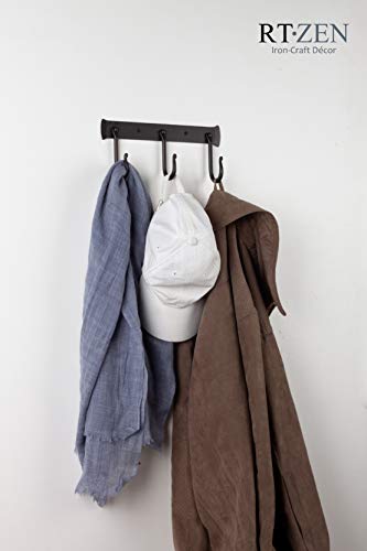Rtzen Wall Hooks For Hanging - Hook Farmhouse Decor Coat Rack Wall Mount - Heavy Duty Hanging Towel Racks For Bathroom Or Purse Hanger Hat Organizer - Stylish Hooks For Hanging Coats #TOP5