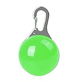  Festnight Luces de Collar de Perro Clip LED Encendido, 3 Modos Intermitentes a Prueba de Agua Ilumina el Collar de Perro Luz Intermitente Llavero de luz para Perros y Gatos, Paseo Nocturno