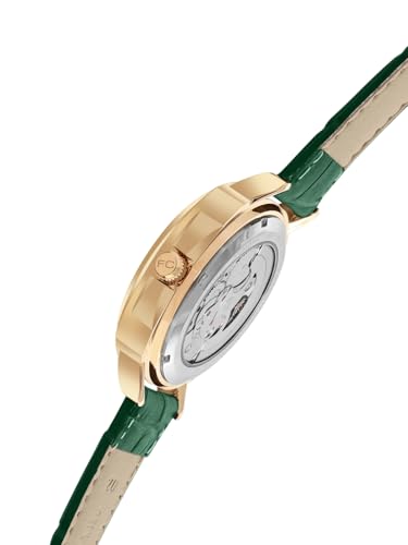 Image of French Connection The Max Automatic Men's Watch Green Leather Strap-FCA03-5