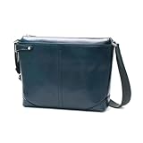 [ultima] tokyo ショルダーバッグ メンズ 本革 日本製 10インチタブレット収納可 抗菌・抗ウィルス加工ポケット付き バート 70112 ネイビー Free Size