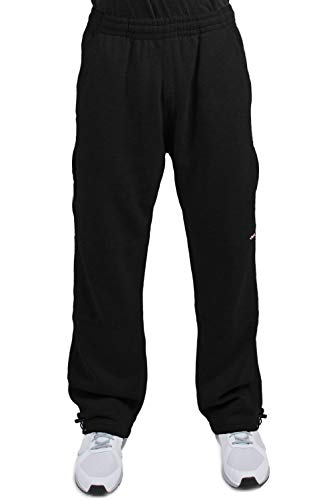 VIBES Men's Cargo Zipper Pocket Sweatpants Adjustable Bungee Cord Open Bottom3