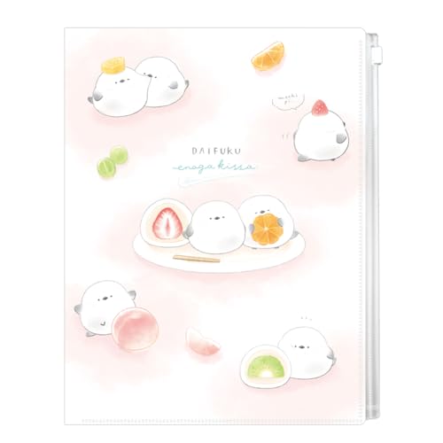 カミオジャパン クリアファイル ファスナー付き6Pファイル ずっとシマエナガ だいふくエナガ 226940