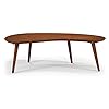 Mid Century Modern Abstract Shaped Coffee Table/Solid Wood/Castanho Finish #4