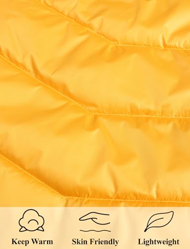 Image of Happy Cherry Kids Puffer Hooded Vest Down Sleeveless Jacket Windproof Coat for Boys Girls 7-13 Years