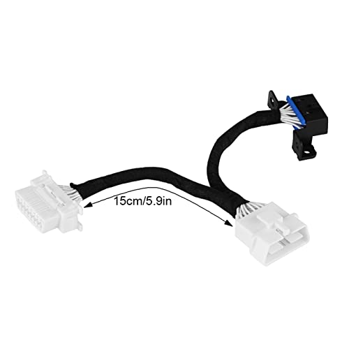KIMISS Cavo Prolunga OBD2 16 Pin Maschio A Doppia Femmina | Splitter Per Diagnostica Auto | Compatibile Universale 30cm