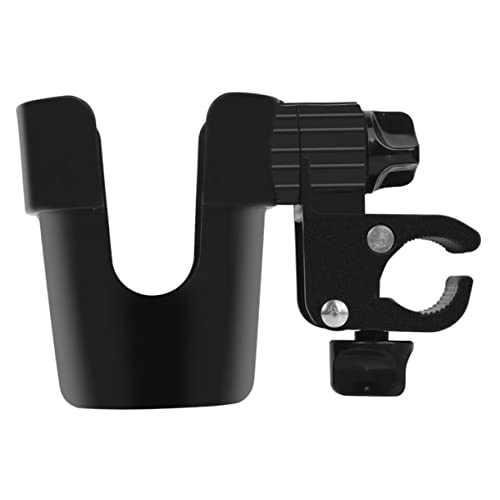 Sosoport Stroller Cup Holder for Bottles Rotatable Water Bottle Holder for Bikes and Scooters Easy Install Durable and Lightweight Design
