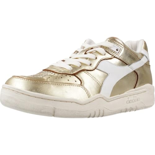 Diadora Heritage Sport Zapatillas Mujer soulager les pieds fatigués avec style métallisé