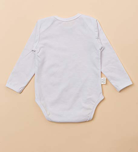 G-Amber Baby Boys Girls Romper Bodysuit Infant Funny Letter long Sleeves Jumpsuit Outfit 0-18Months3