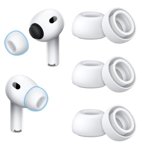 Image of Ear Tips Replacement for AirPod Pro 3 (3 Pairs,Small,White)
