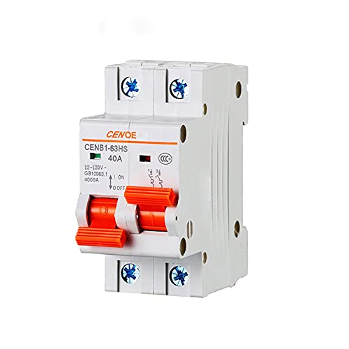 Disjoncteur 120V 2P DC MCB 40A avec excellent type de verrouillage