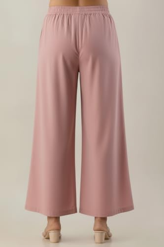 Image of Moirai Super Soft Viscose Rayon Palazzo Pants for Women Relaxed & Regular Fit Solid Palazzo for Women & Girls Casual Ethnic Wear