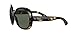 Ray-Ban Women's RB4098 Jackie Ohh II Butterfly Sunglasses, Light Havana/Dark Green, 60 mm