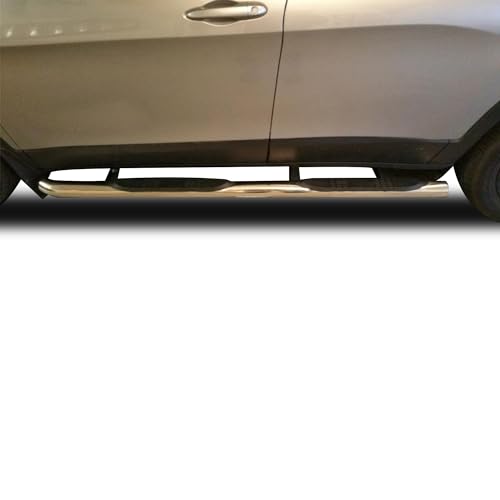 Estribos laterales acero inoxidable 3 pulg para Jeep Cherokee miniatura 6