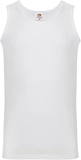 Fruit of the Loom Valueweight Athletic Vest, 61-098-0, Men's Tank Top, Also Colour Sets, M, L, XL, XXL, 3XL, 4XL