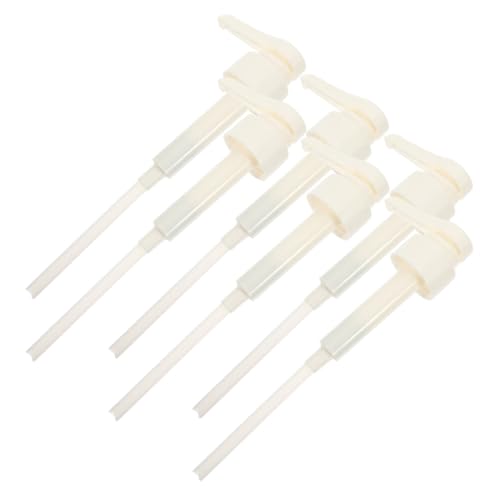 HAPINARY 6pcs Syrup Pumps Coffee Pumps for Syrup Bottles Dispenser for Sauces Soap Dispenser Replacement for Kitchen Use