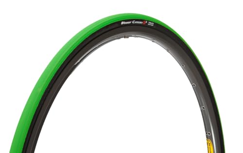 Panaracer Clincher Tire, Category S2 F723-CATS-G2, Green/Black Sides, for Road Bikes, Cross Bikes, Commuting, Town Riding, Touring, Long Ride