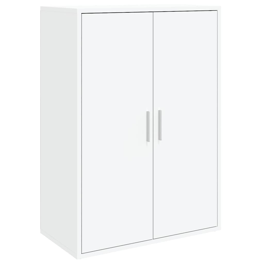 vidaXL Aparador, Alacena Alta con Almacenamiento, Armario Auxiliar de Buffet, Mueble para Salón Cocina Pasillo, Madera de Ingeniería Blanco