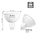 FTL MR16 LED Bulb 12V 50W Equivalent Halogen Replacement GU5.3 Pin Base 5W 5000K Daylight Non-Dimmable for Landscape and Track Lights,6-Pack